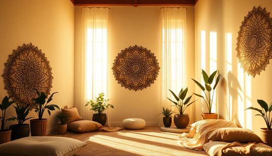 Elevate Your Space: Infusing Spiritual Serenity with Mandala Designs